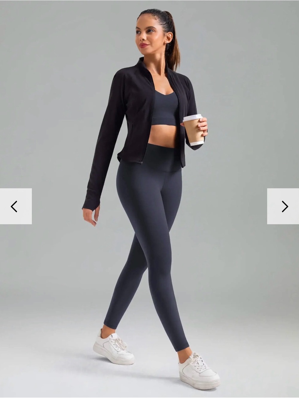 NWOT Colorfulkoala High-Waist Active Leggings in Black